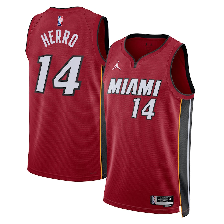 NBA HERRO Miami Rouge ( Domicile )