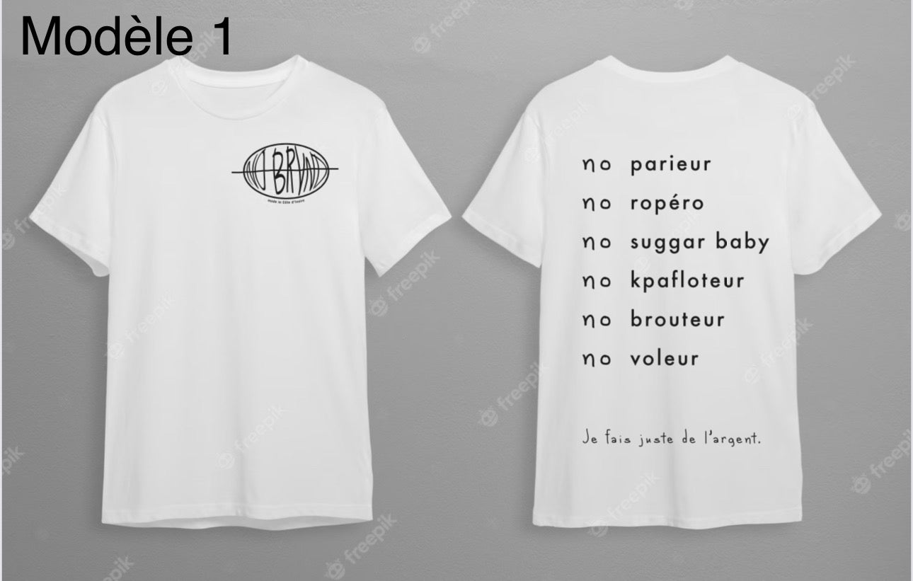 T-SHIRT OVERSIZE "NO BRAND"