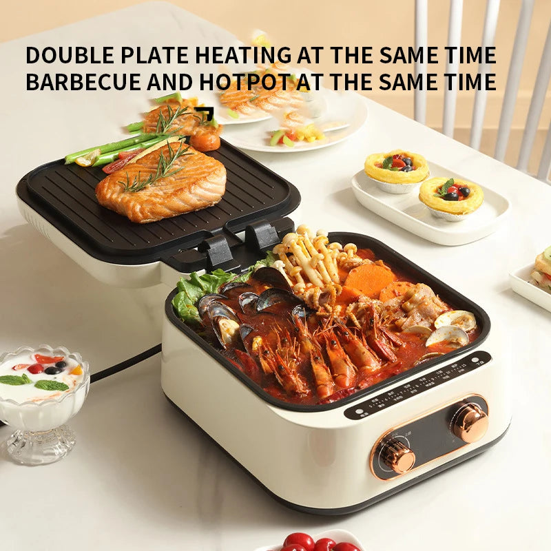 Casserole antiadhésive double face