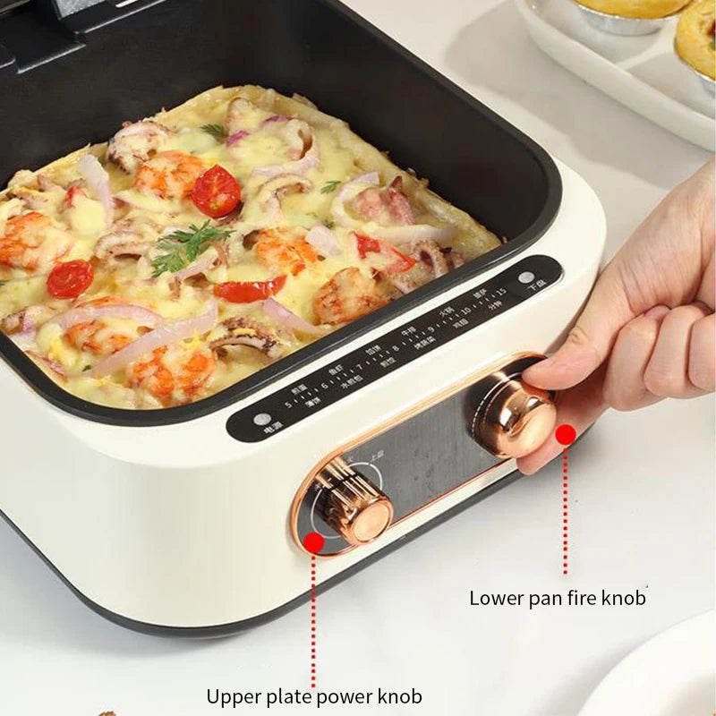 Casserole antiadhésive double face