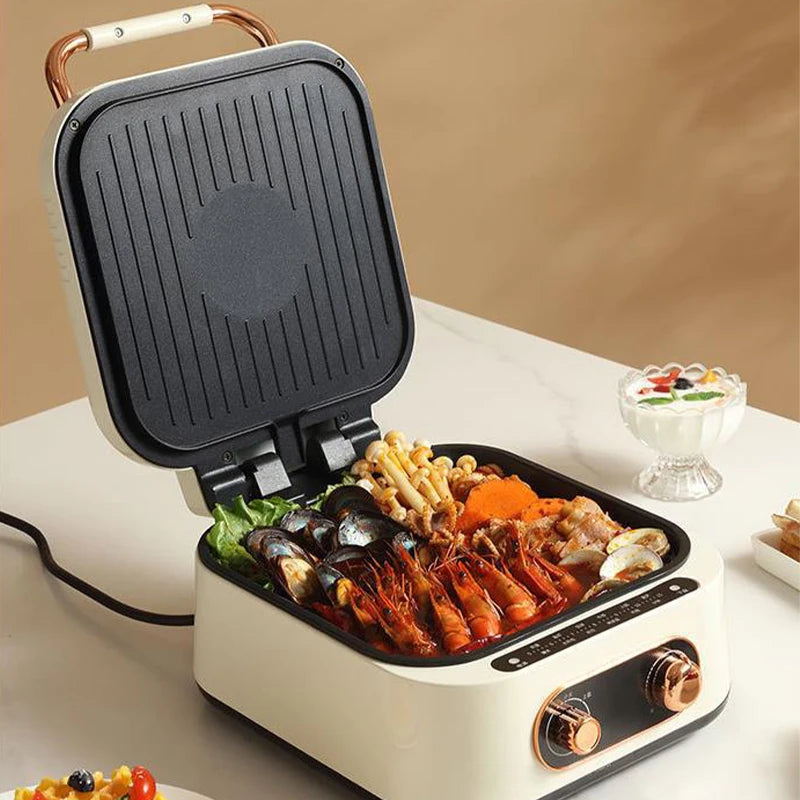 Casserole antiadhésive double face