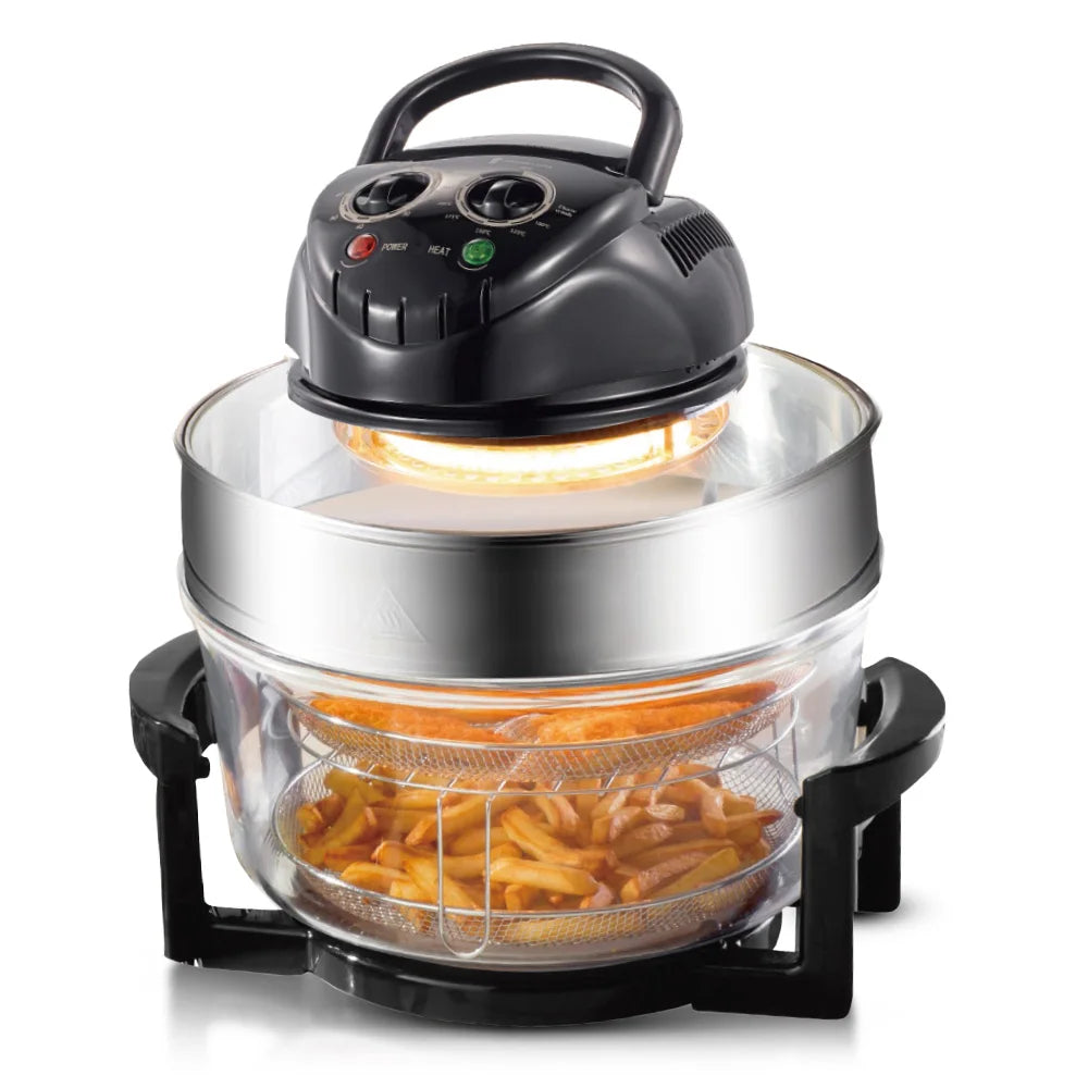 Friteuse à air 8 en 1 multifonctionnelle 12L grande capacité usage domestique