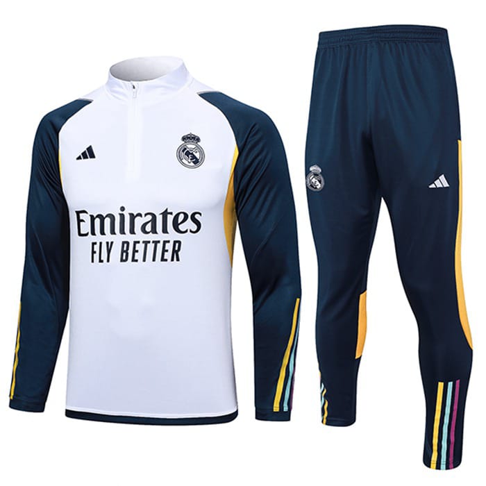 Survêtement Real Madrid blanc/bleu nuit 2024/2025