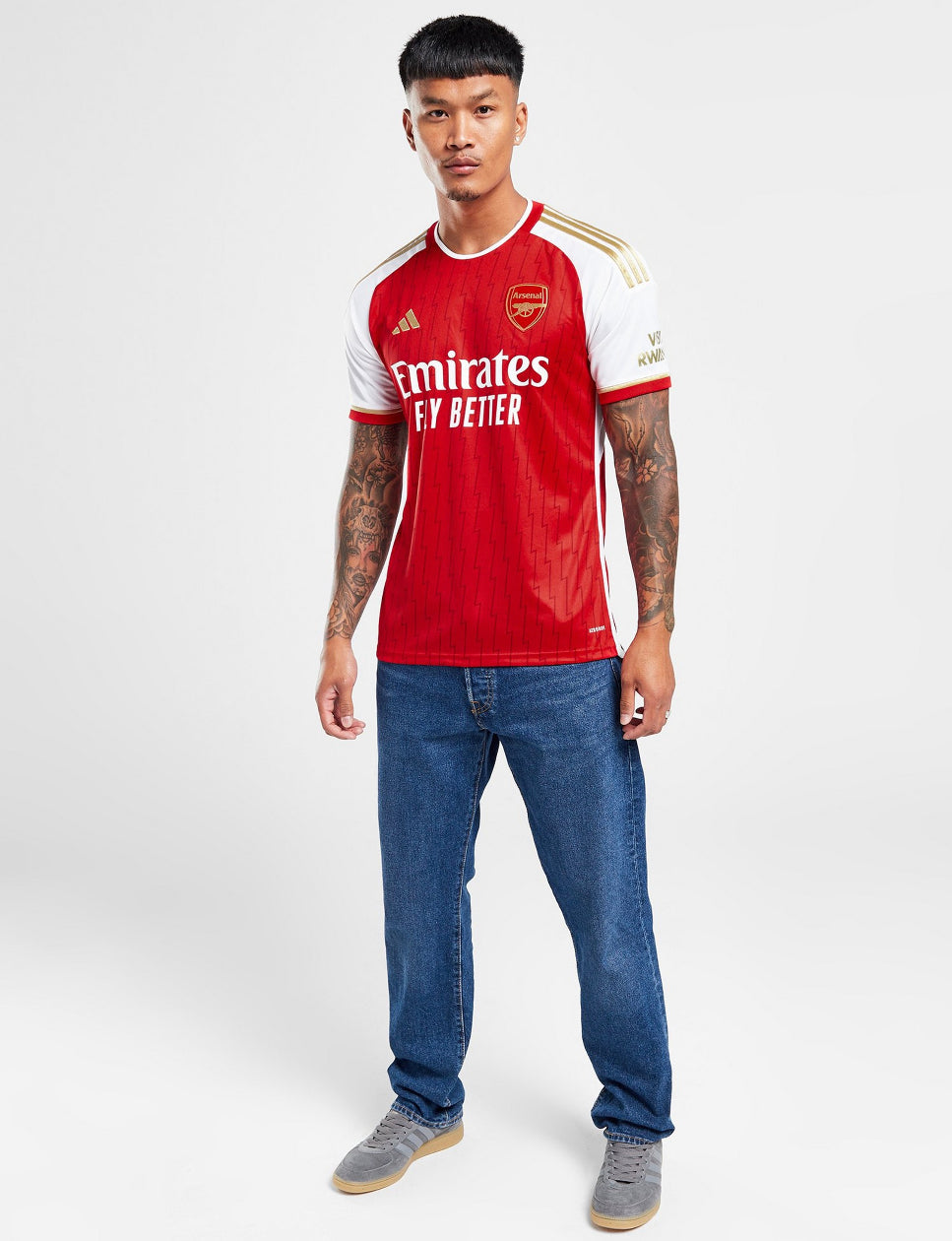 Maillot Arsenal Domicile 2023/2024 – Rouge et Blanc