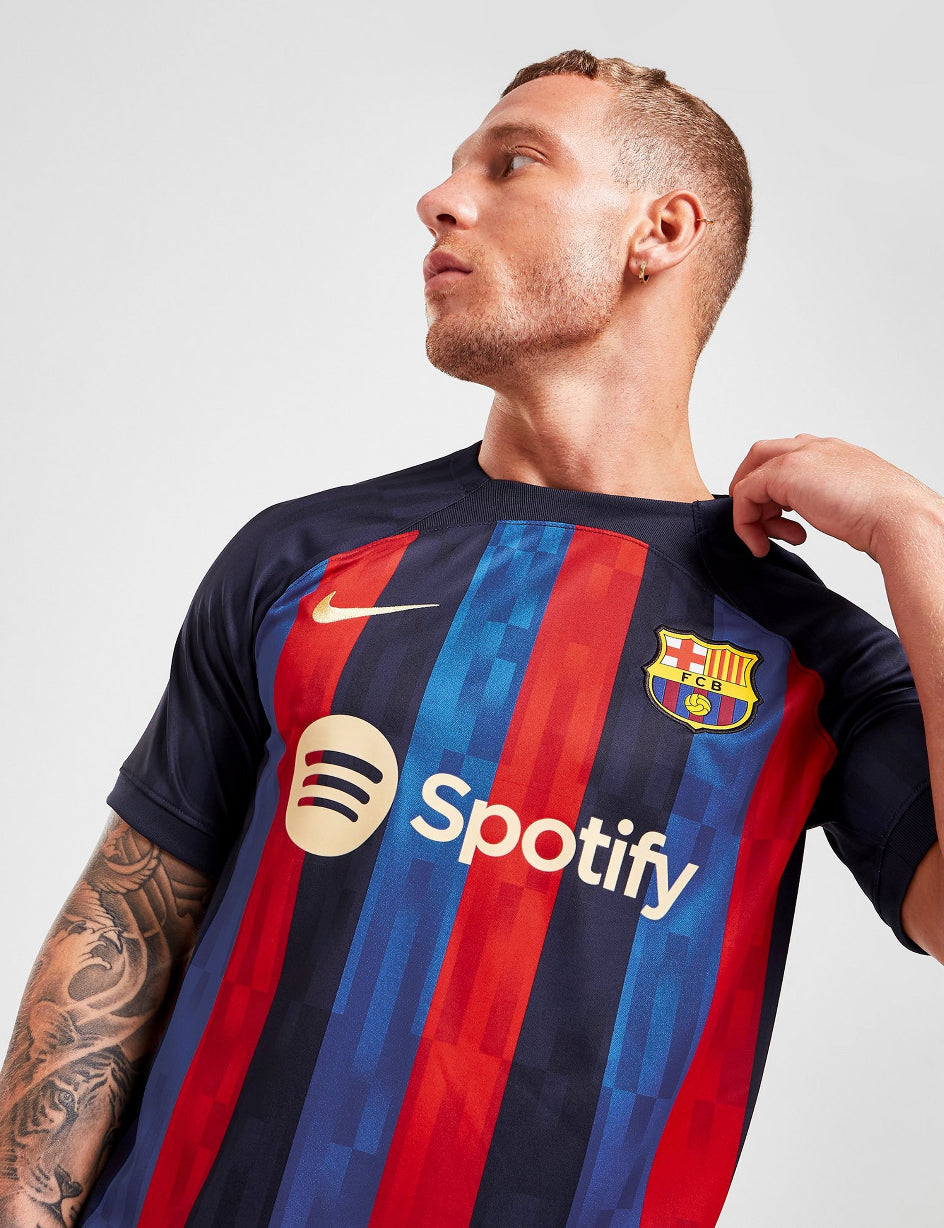 Maillot FC Barcelone Domicile 2023 — Rouge et Bleu